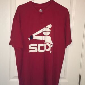 Boston red Sox navy blue poly practice batting Coolbase Jersey shirt XL men’s